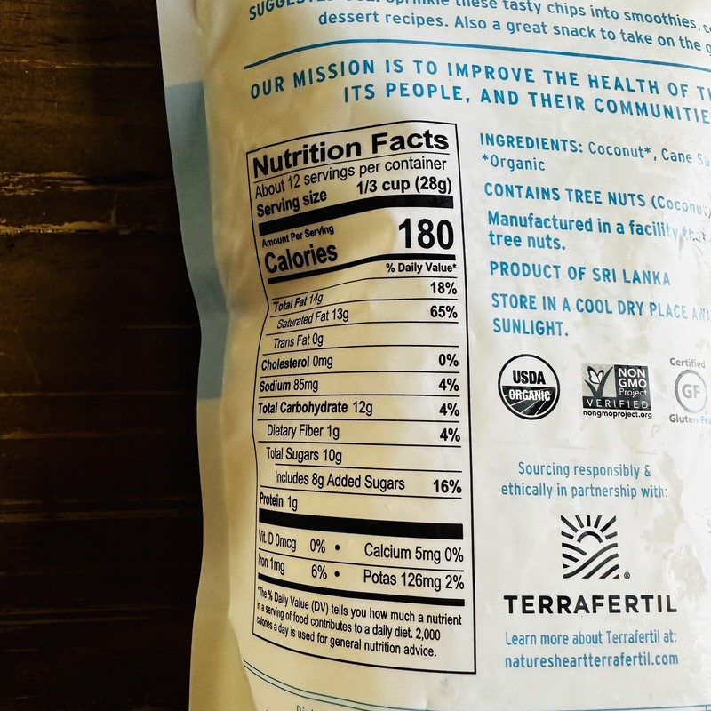 Toasted Sweetened Coconut Chips Essential Living Foods Organic 12oz Pouch New gallery