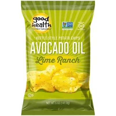 Good Health Kettle Style Avocado Oil Potato Chips Lime Ranch 5 oz
