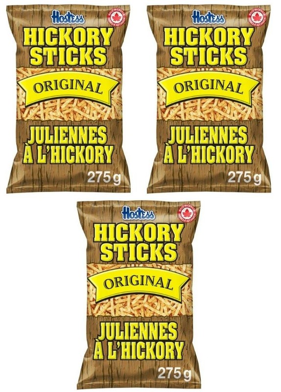 Hostess Hickory Sticks Original Potato Sticks, 275g (3 Pack)