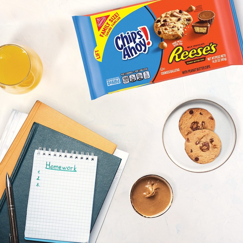 Chips Ahoy! Reese’s Peanut Butter Cup Chocolate Chip 14.25 Ounce (Pack of 12) gallery