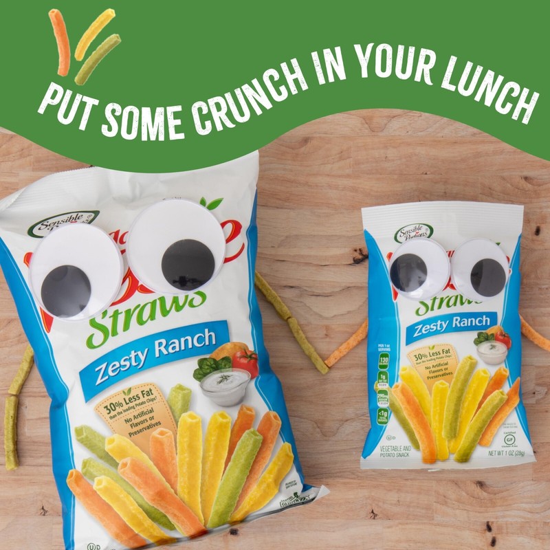 Sensible Portions Garden Veggie Straws Zesty Ranch, 7 Oz gallery