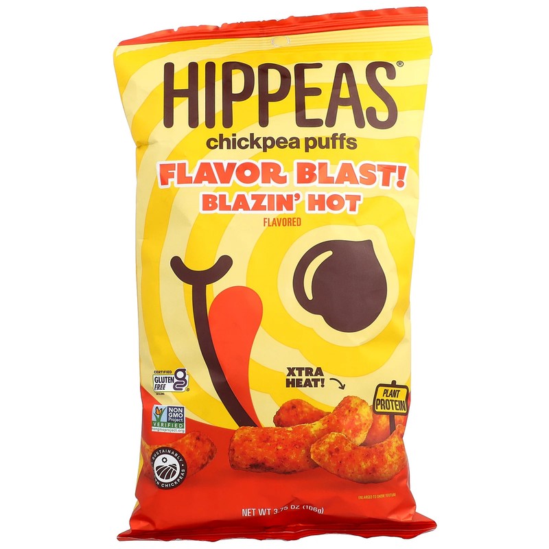 Chickpea Puffs, Blazin Hot, 3.75 oz (106 g)