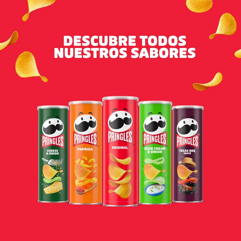 Pringles Mediterranean Herbs Potato Crisps 165g Savory Snack (Pack Of 5) gallery