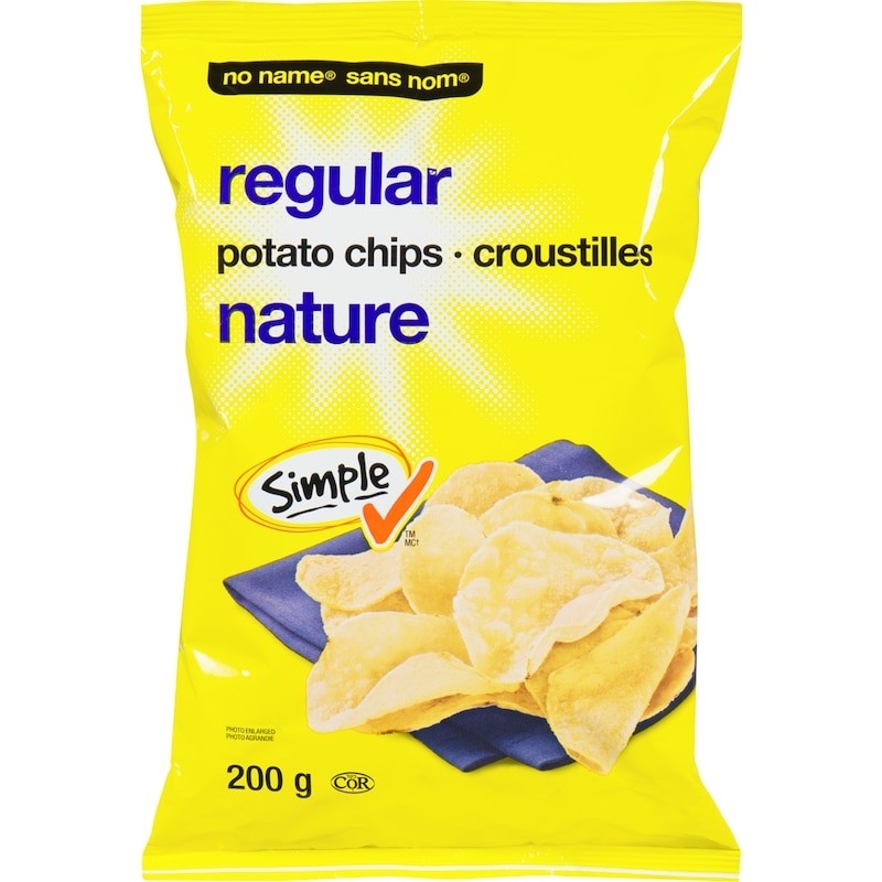 2-Pack No Name Regular Potato Chips