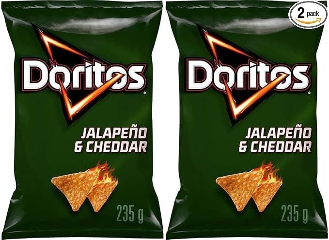 Doritos Jalapeno Cheddar 235g bag Double boxed PACK 2 – FREE SHIPPING
