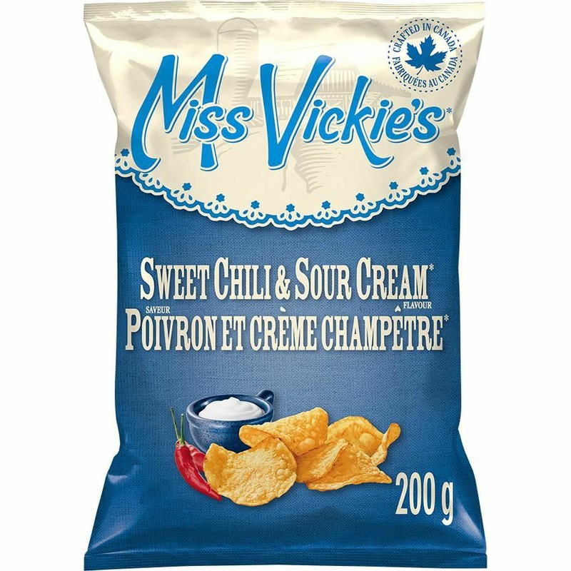 12 X Miss Vickie's Sweet Chili & Sour Cream Potato Chips 190g Each