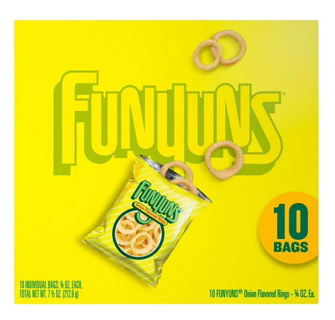 Funyuns Onion Ring Flavored Snack Chips, 10 Count Multipack gallery