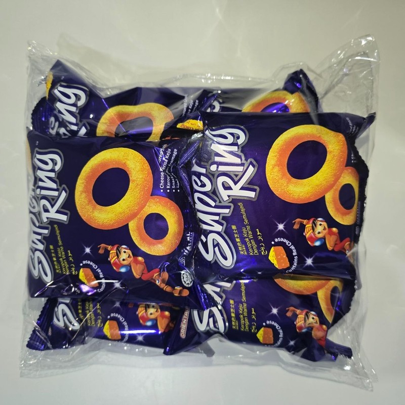 Oriental Super Ring Cheese Flavoured Snack – Malaysian Favourite – 6 packs