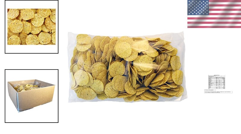 Stone-Ground Corn Tortilla Chips | 3 x 2 lb Bags | Bulk Healthy Snack Option-~ gallery