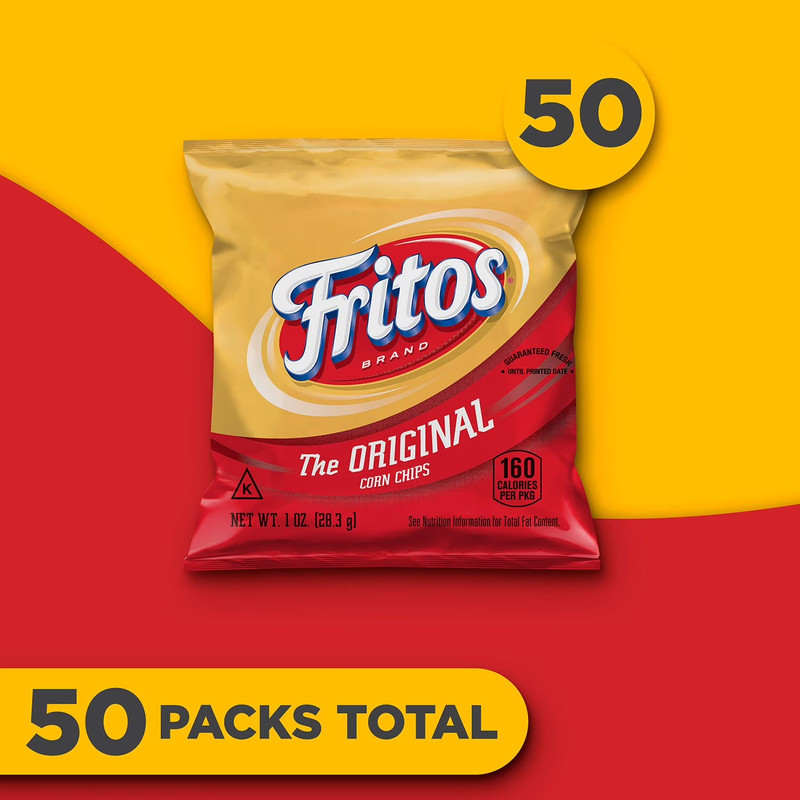 Fritos Original Corn Chips 1 oz Bags – 50 Pack Bulk Snacks. Free Shipping gallery
