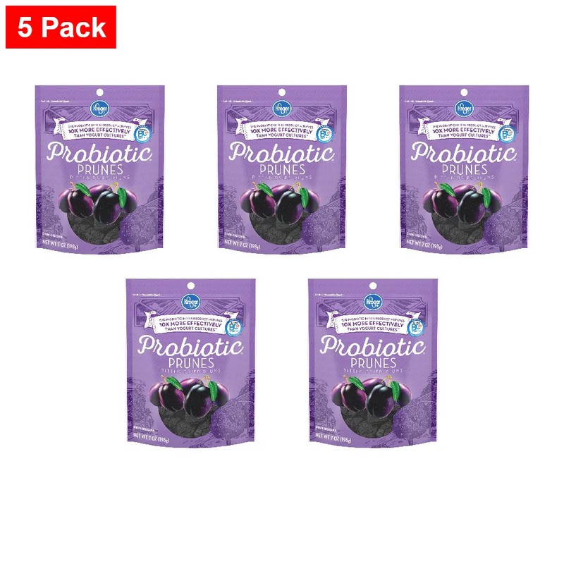 KG Probiotic Dried Prunes 7 oz – 5 Pack