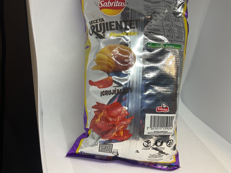 8X Sabritas Receta Crujiente Flamin Hot 46gr/1.62oz gallery