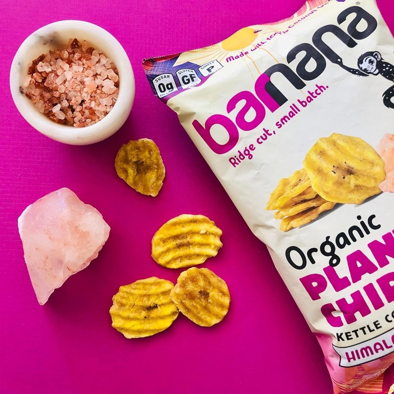 Organic Plantain Chips, Himalayan Pink Salt, Healthy Snack Made With 100% Coc... gallery