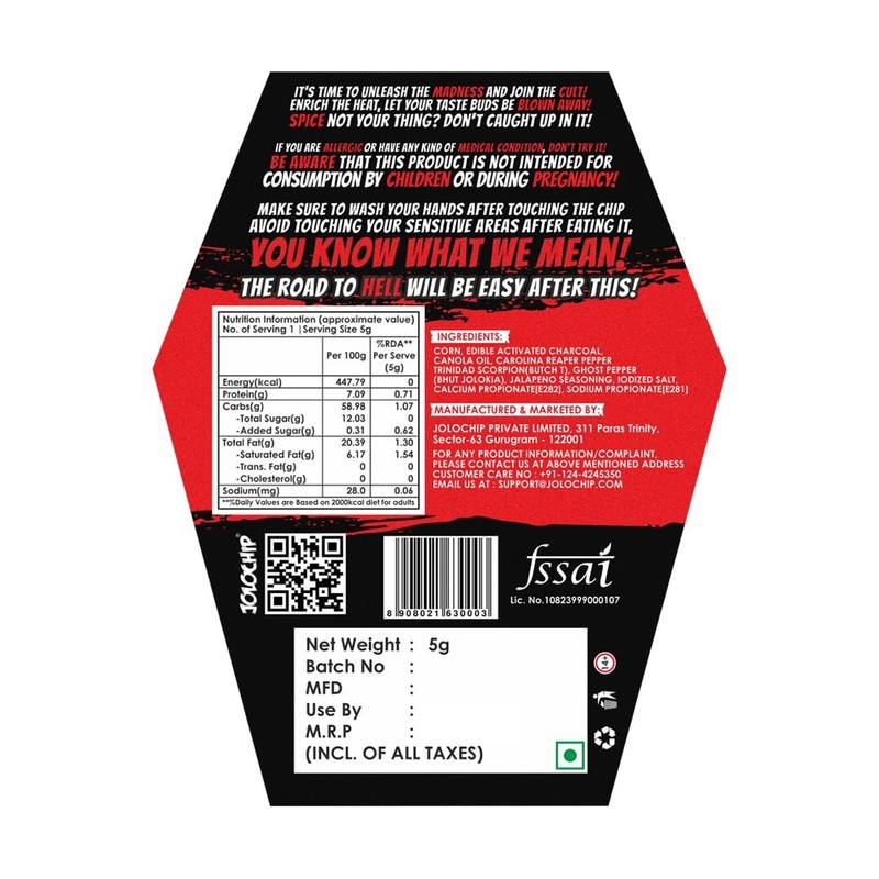 JOLOCHIP- LAST CHIP CHALLENGE WORLD SPICY CHIPS READY FOR CHALLENGE- PACK OF 4 gallery