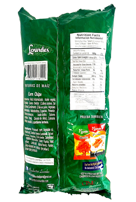5-Pk Lourdes Tostaditas Pizza / Lourdes Tostaditas Pizza Flavor 220g/7.7oz gallery