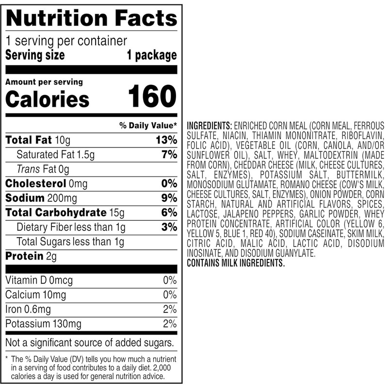 40 Count Cheddar Jalapeno Crunchy Snacks, 1 Ounce-* gallery