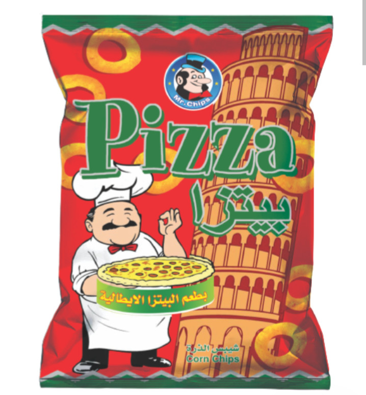 24x Chips Pizza Flavor 22g halal مستر شيبس بيتزا حلال gallery