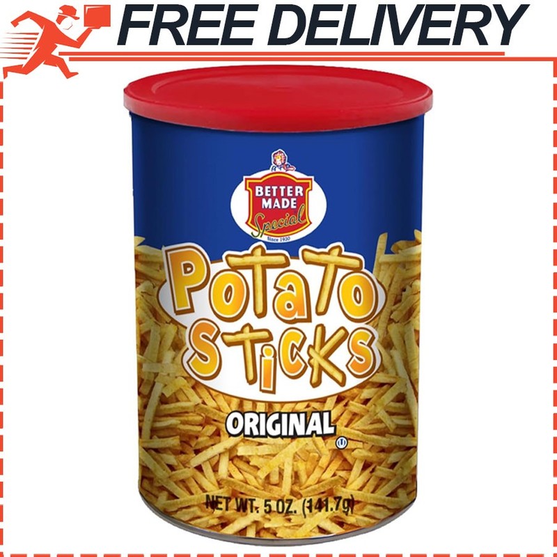 Better Made Potato Sticks 5oz Canister Shoestring Potato Sticks Gluten Free
