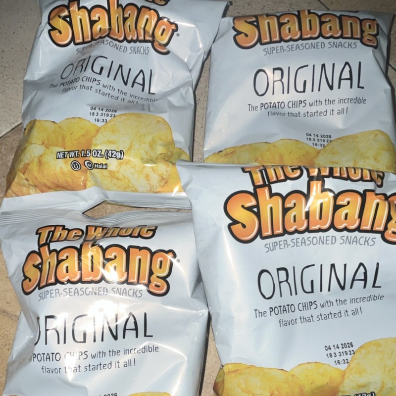The Whole Shabang Original Potato Chips Single Bag 42g Snack Pantry