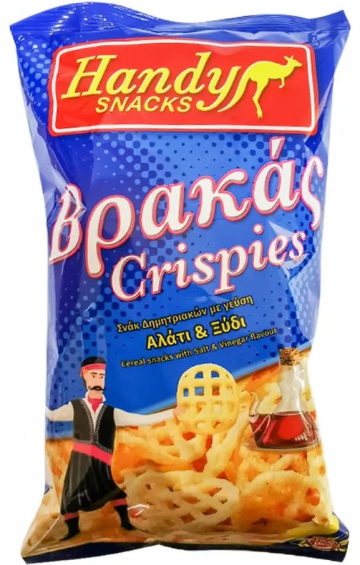 Handy’s Potato chips Vrakas- Salt Vinegar – 65g – Cyprus snack