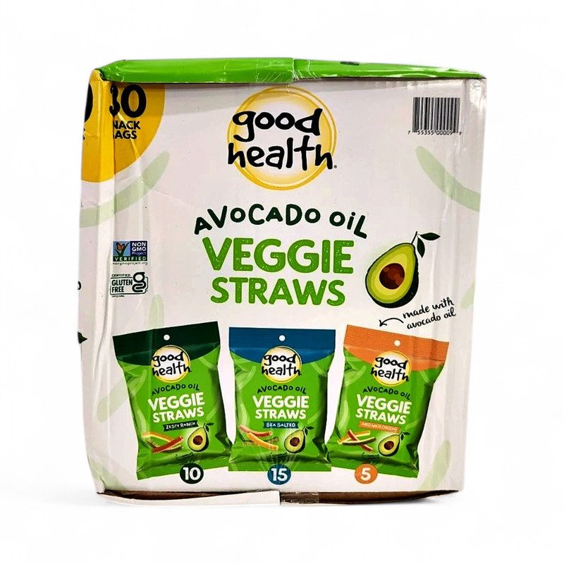 Good Health Veggie Straws Avocado Oil, Sea Salt, Ranch & White Cheddar 30-Pack gallery