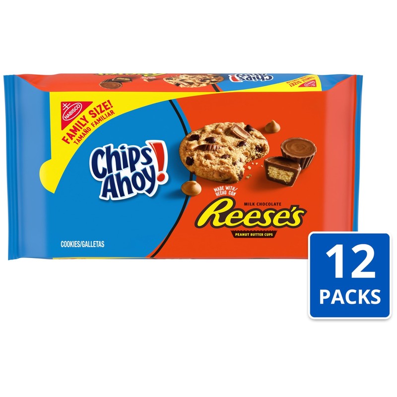 Chips Ahoy! Reese’s Peanut Butter Cup Chocolate Chip 14.25 Ounce (Pack of 12) gallery