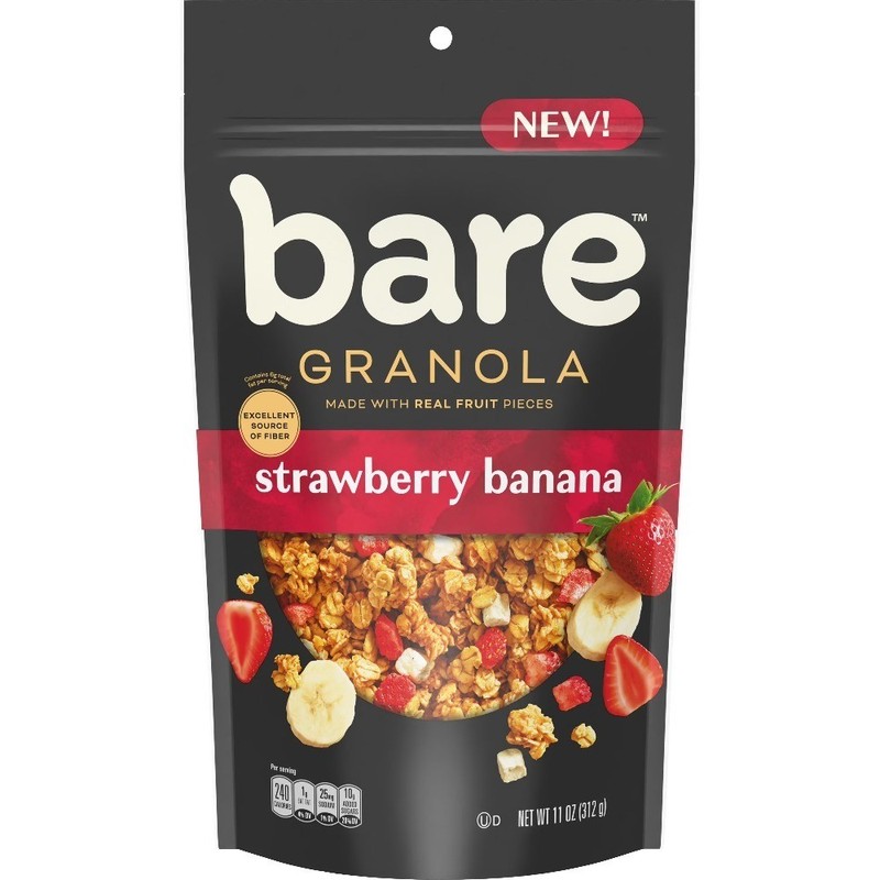 Crunchy Strawberry Banana Fruit Chips Granola Snack, 11 Ounce Resealable Bag