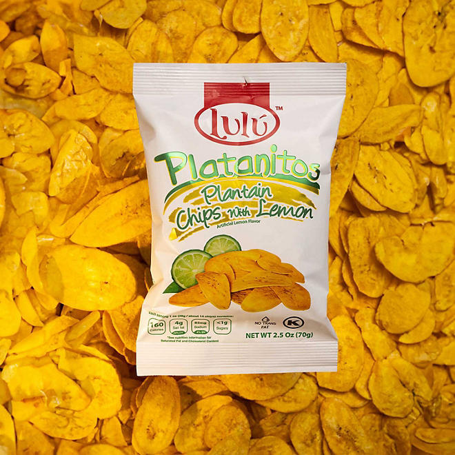 Lulu Platanitios Lemon Plantain Chips, 2.5 oz., 30 pk. gallery