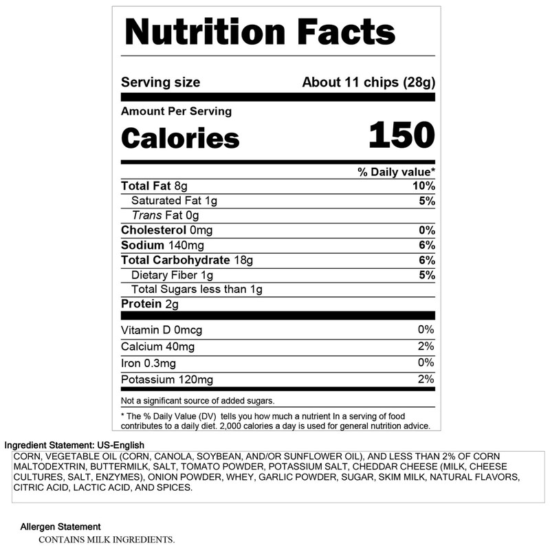 Doritos Simply NKD Naked No Dyes Artificial Cool Ranch Tortilla Chips 2Pk 9.25oz gallery