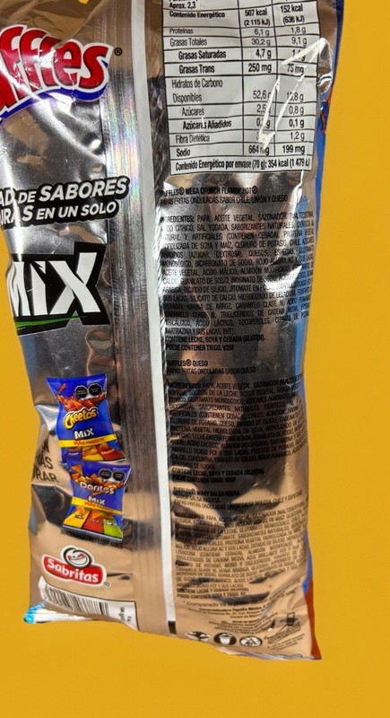 6- PACK Ruffles Mix (70g) Black Sauce Cheese, Mega Crunch Flaming Hot Mix gallery