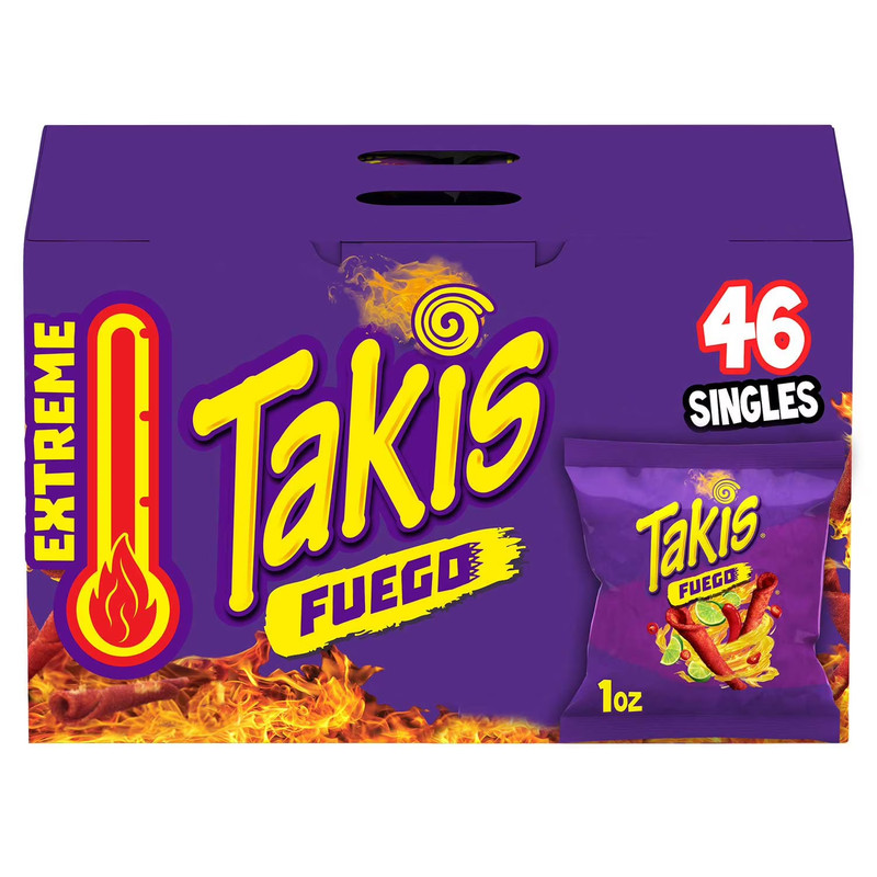 Takis Fuego Rolled Tortilla Chips (1 oz., 46 pk.)