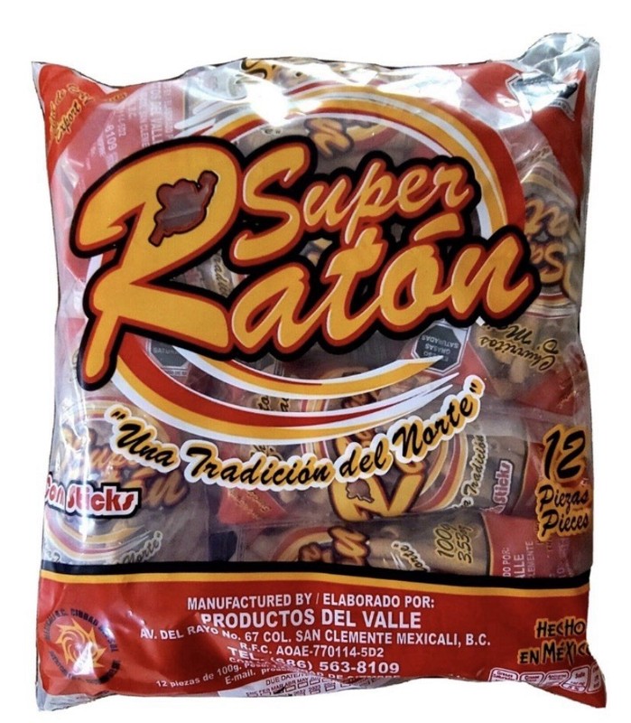 Super Ratón Churritos D' Maiz Corn Sticks 100g 12 Pack Mexican Snacks gallery