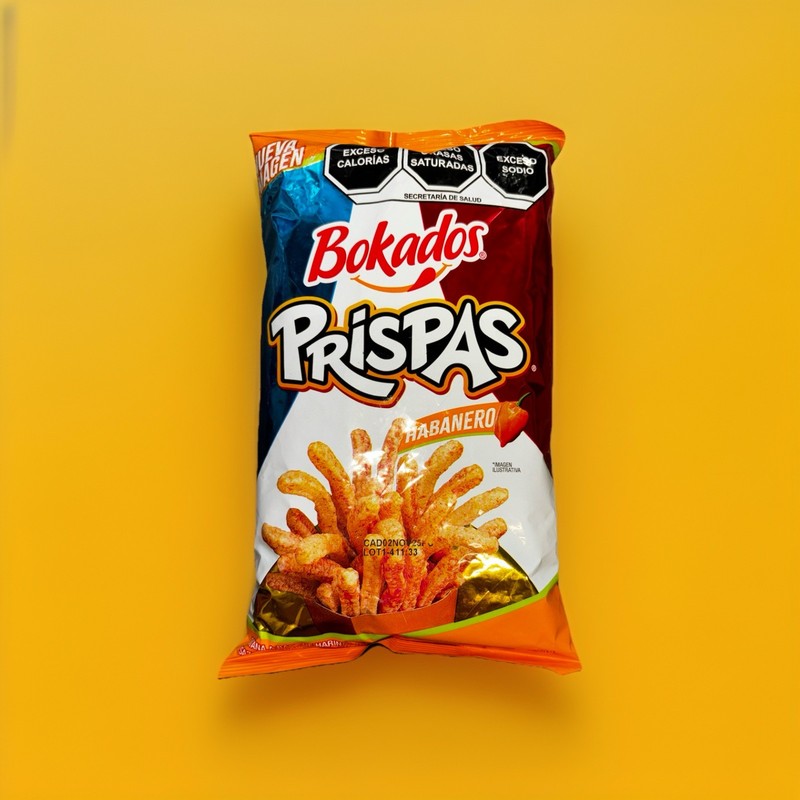 Mexican Chips Bokados Prispas Spicy (Habanero) Flavor Mexican Botanas 6x Pack