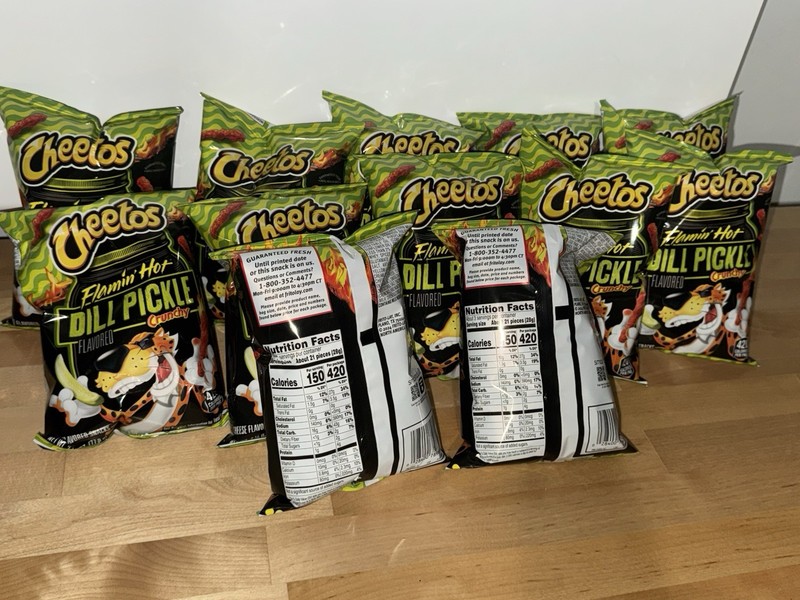 Flamin’ Hot Spicy Dill Pickle Crunchy Cheetos – 2.75 oz Bags, 12 Count 24feb2026 gallery