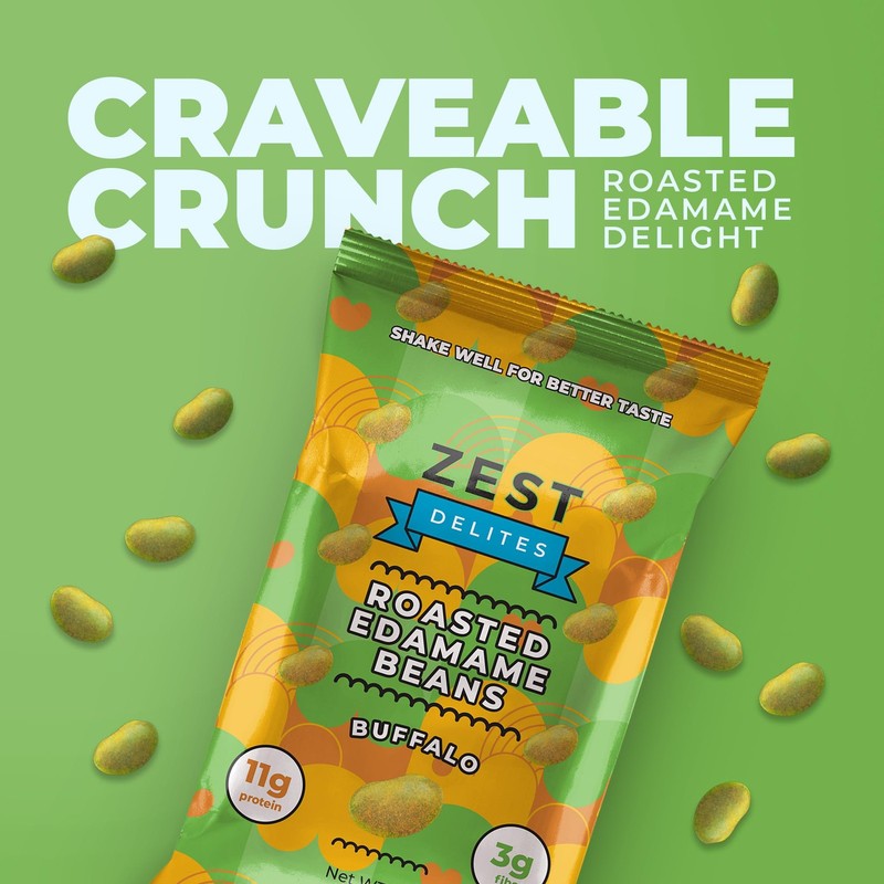 Edamame Snack by , 26g x 48 Packs, Healthy High Protein Snacks Bulk, Keto, Lo... gallery