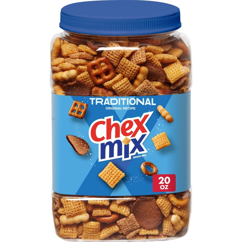 (4 pack) Chex Mix Traditional Original Recipe Snack Mix, 20 oz Tub gallery
