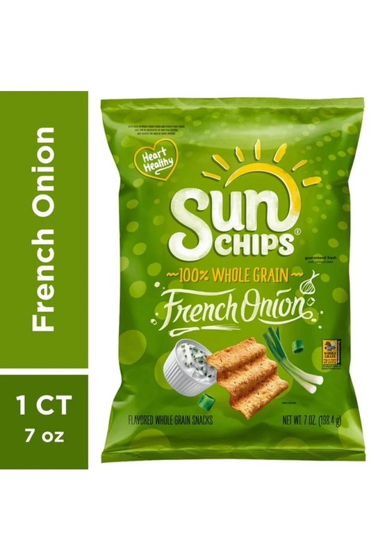 SunChips Flavored Whole Grain Snacks French Onion, 7 oz. Bag gallery