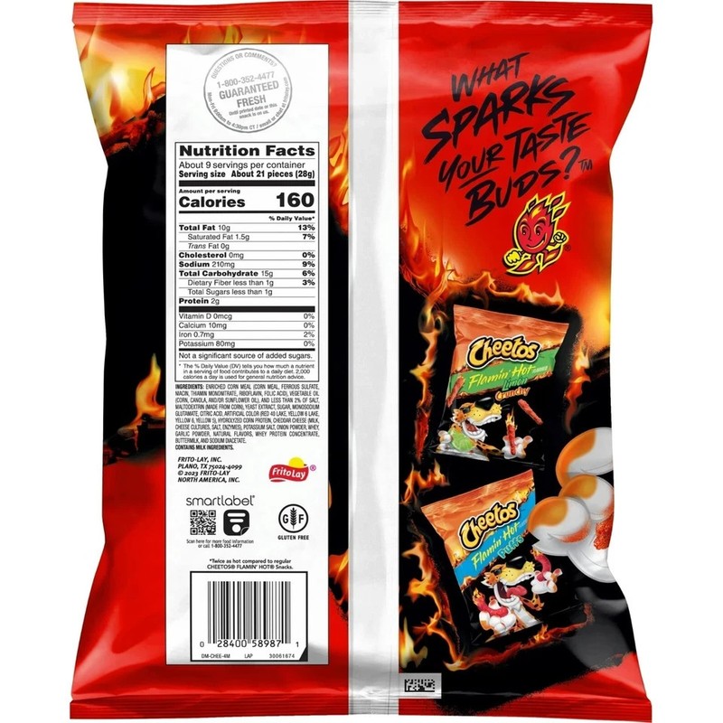 Cheetos XXTRA Flamin Hot Crunchy - 8.5 oz (Pack of 6) gallery