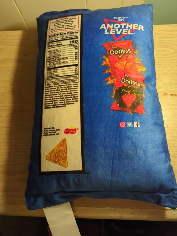 New Officially Licensed Cool Ranch Flavored Doritos Bag Decorative Throw Pillow gallery