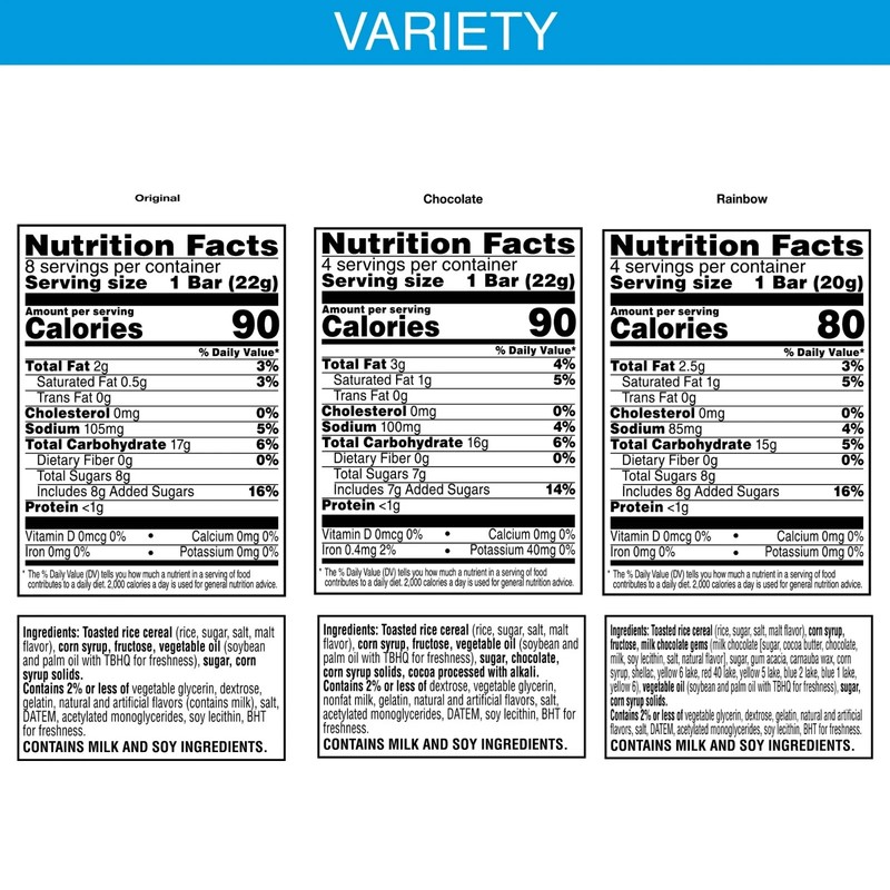 Rice Krispies Treats Variety Pack Marshmallow Snacks, 16 Count, 12.1 oz gallery