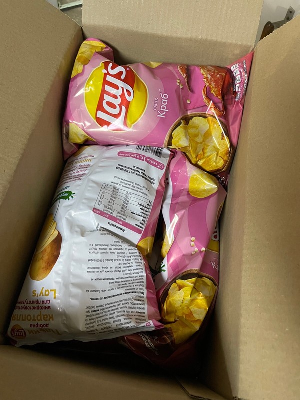 5 pcs Lay's chips with crab flavor 120 g. Potato chips. Total 600 grams gallery
