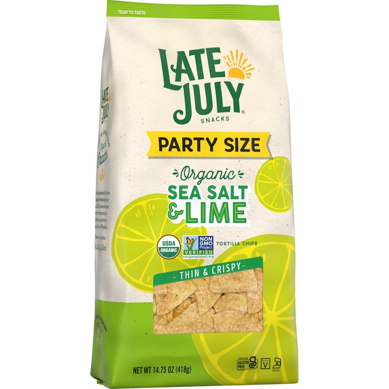 Late July Sea Salt Lime Organic Tortilla Chips 14.75 Ounce Pack of 1 gallery