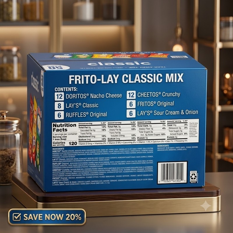 50ct Frito-Lay Flavor Mix Variety Pack Individual Snack Bags Lunch Box Party gallery