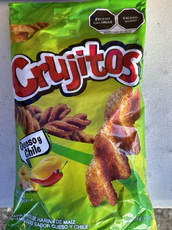 LOT X 5 Bags Crujitos MEXICAN CHIPS 120 gram BB-06 - 2026👍 gallery