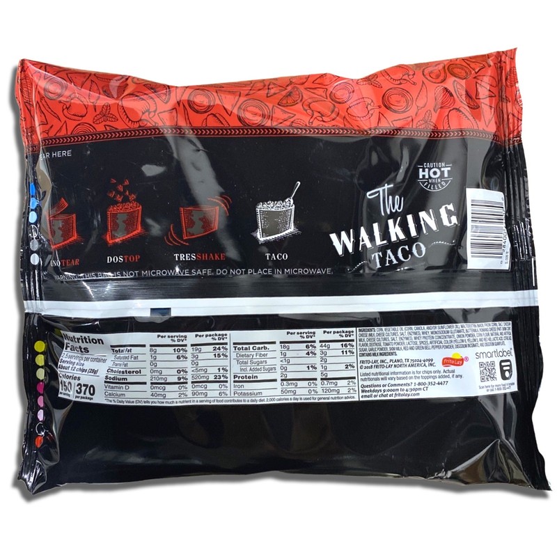 Doritos The Walking Taco Nacho Cheese Chips - Crunchy Bold Flavor 2.5 Ounce 9 Pa gallery