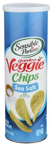 Sensible Portions Chip Garden Veggie Sea Salt Can 5 Oz (Pack of 12)