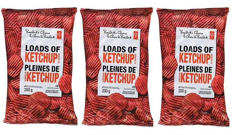 President's Choice Loads of Ketchup Flavour Chips 3 x 200g - FREE SHIPPING gallery