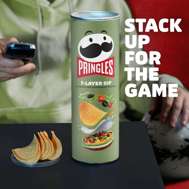 Pringles 7-Layer Dip Can Potato Crisps Chips Lunch Snacks 5.5 (2 Pack) Apr 2026 gallery