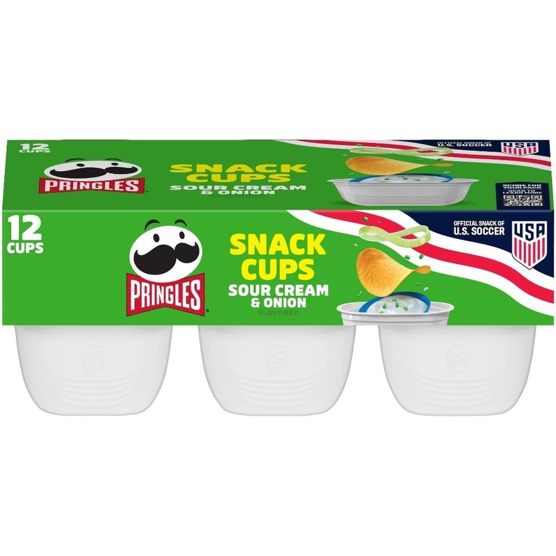 Snack Cups Sour Cream and Onion Potato Crisps Chips, Lunch Snacks, 12 Count gallery