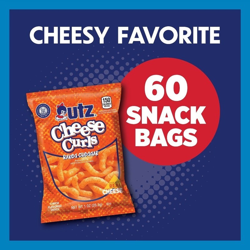 Baked Cheddar Cheese Snacks Curls 1oz 60 Count Pack Crunchy Baked Snack gallery